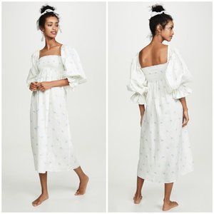 Sleeper Atlanta Linen Dress In Linum